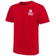 Nebraska Home Run Softball Short Sleeve Tee